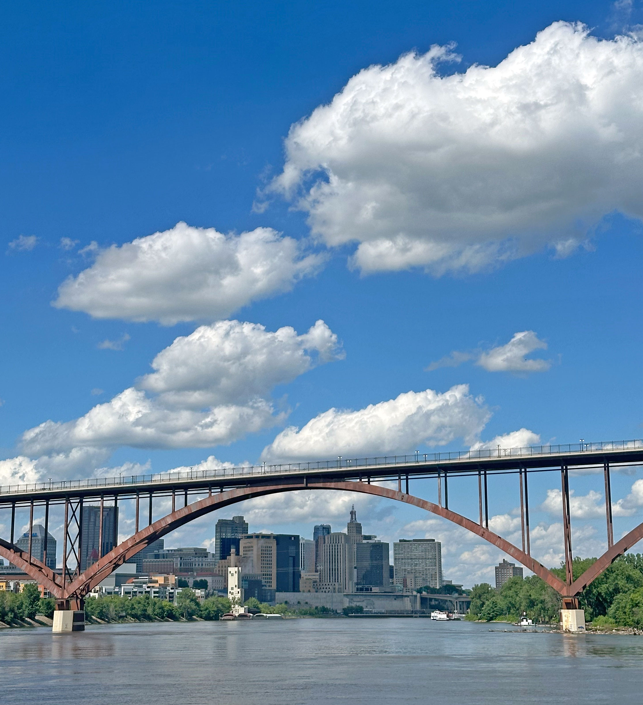 Downtown Saint Paul from the Mississippi River