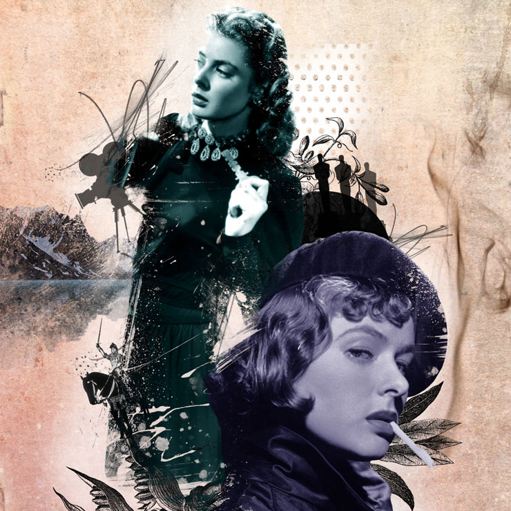 Digital Fan Artwork of Ingrid Bergman